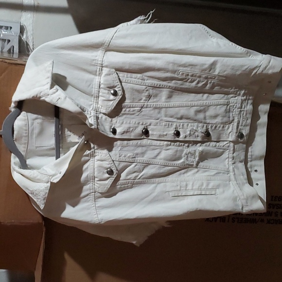 Sz XS oversized men's NWT $995 R13 sleeveless trucker jacket